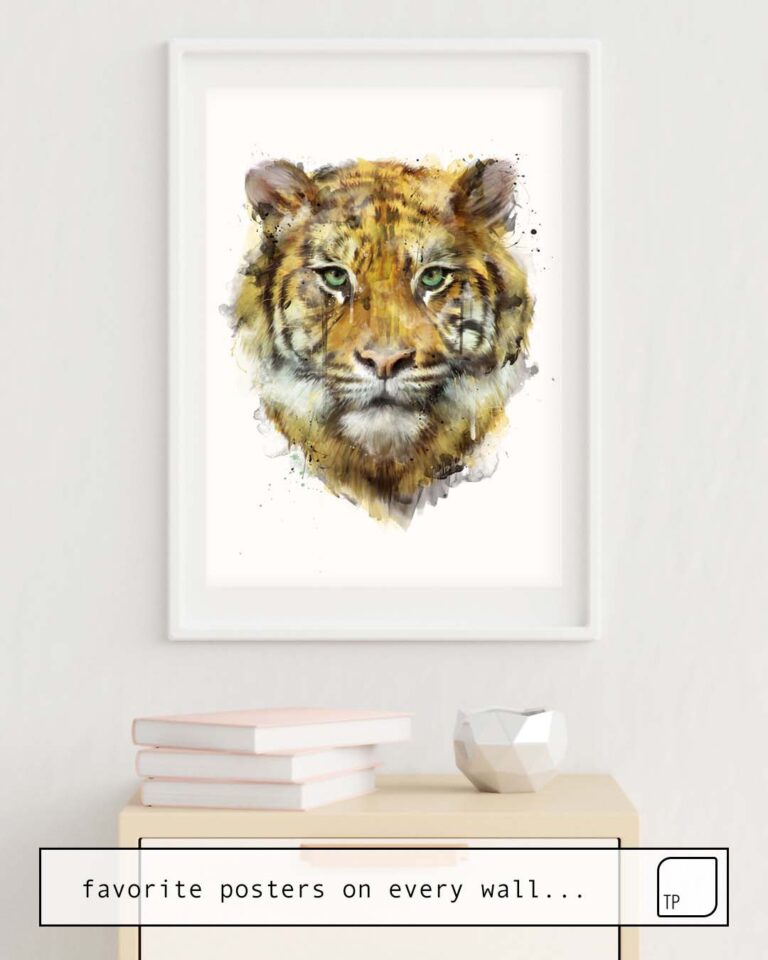 Poster | TIGER // STRENGTH by Amy Hamilton | TOPPOSTER