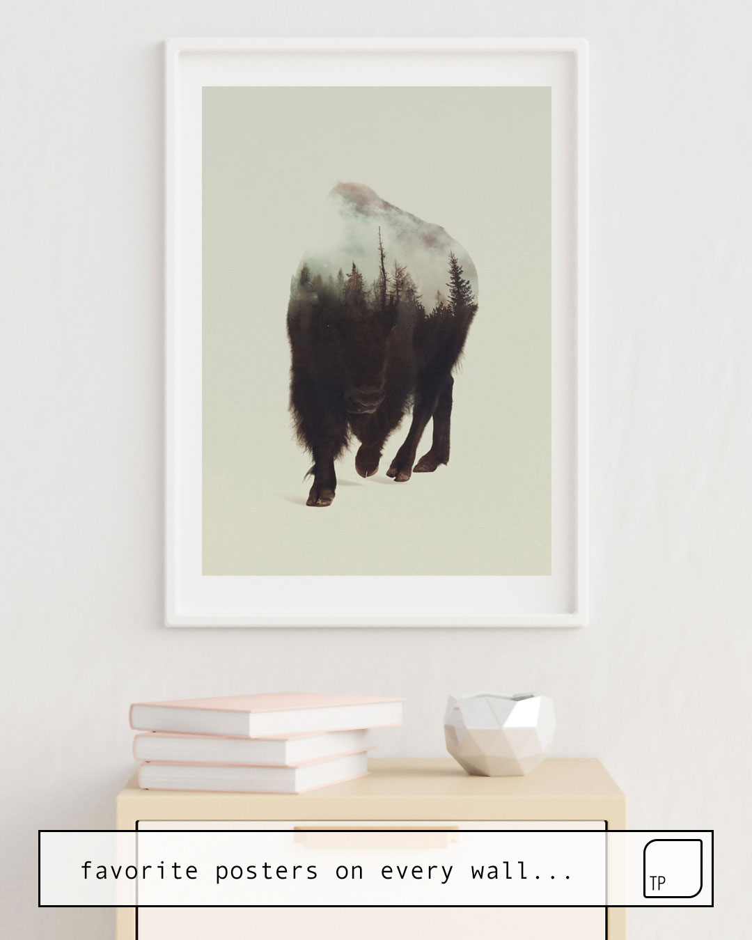 Poster | NIGHT BISON von Andreas Lie